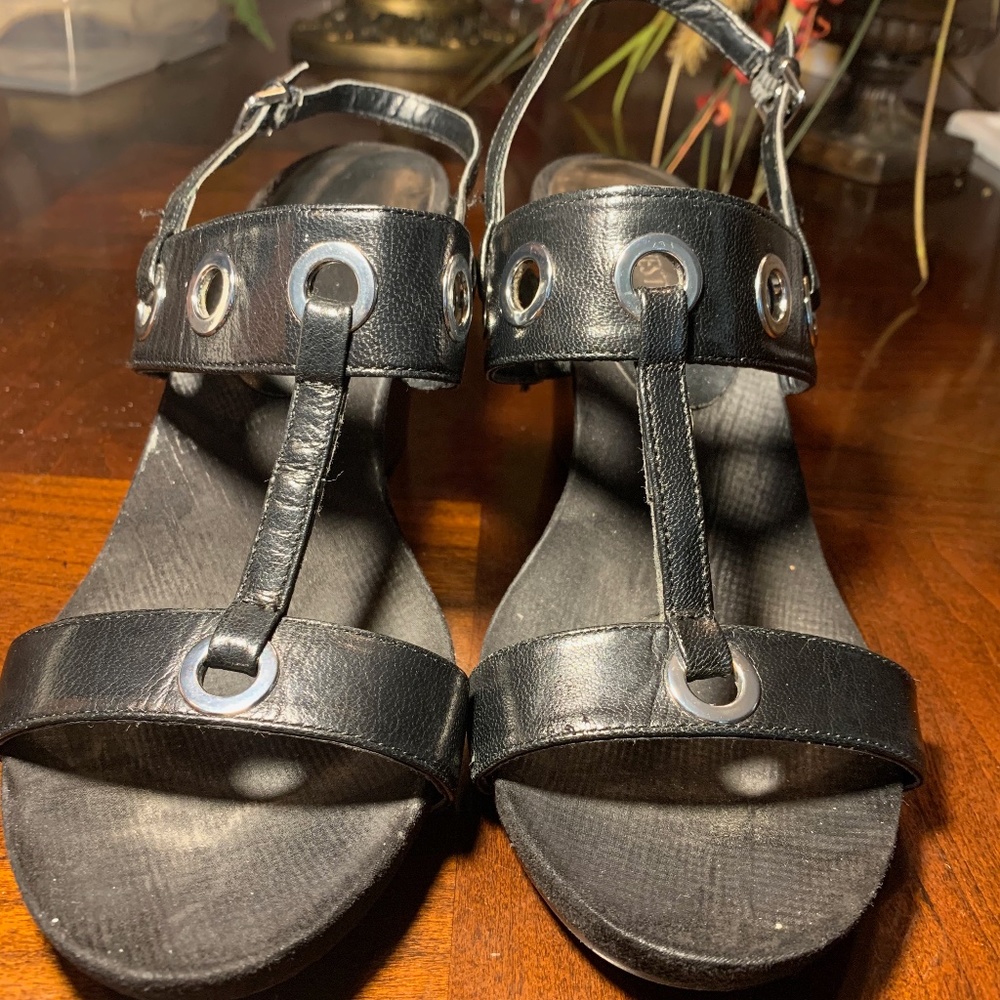 Nine West Black Wedges